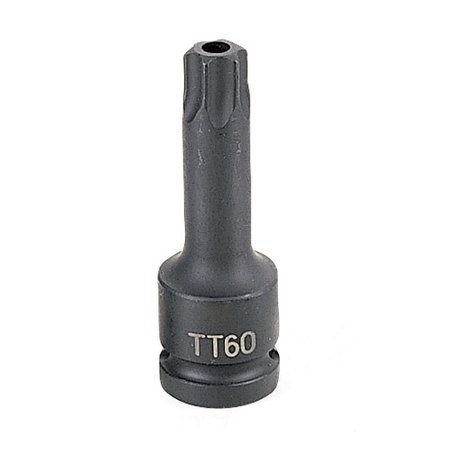 GREY PNEUMATIC 1/2" Dr. x TT60 Tamper Proof Star Driver 2160TT